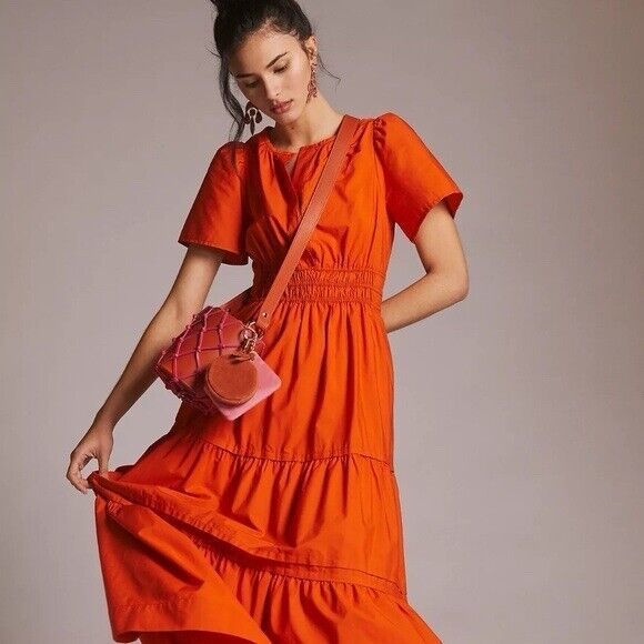 NEW Anthropologie The Somerset Maxi Dress Size Medium - Picture 4 of 8